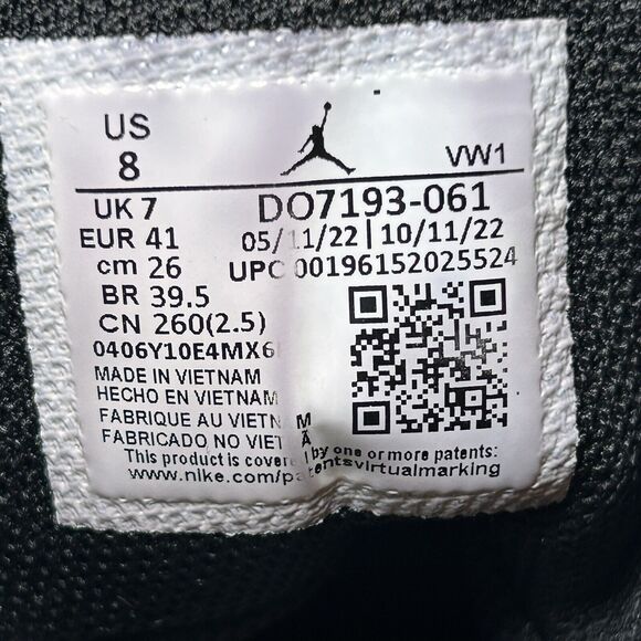 Nike Mens 8 Jordan Westbrook One Take 4 Bred Basketball Shoes Sneakers Trainers - Picture 9 of 9